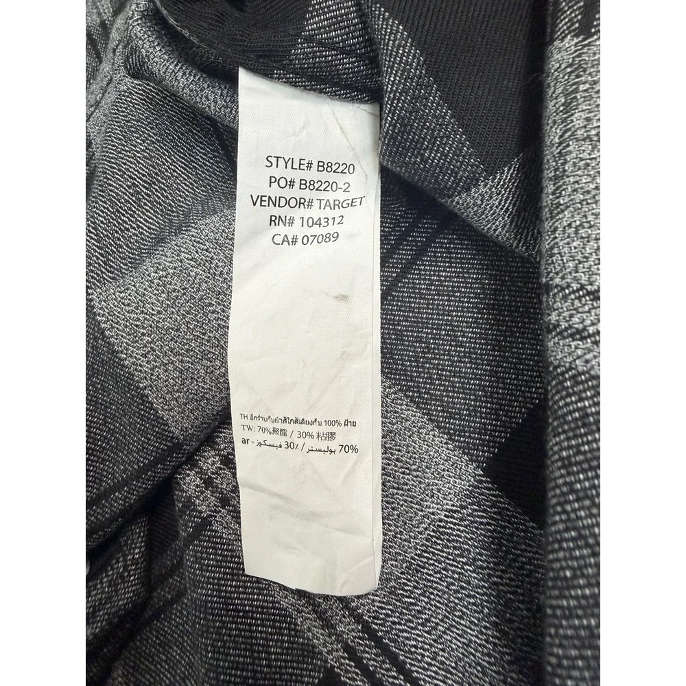 Earned Not Given 2025 Men's 2XL Black Gray Flannel The Lift Box